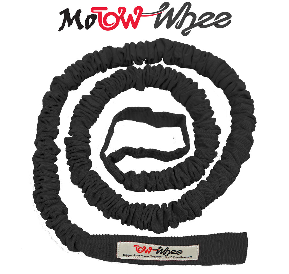 TowWhee Abschleppseil für E-Bikes und Motorräder flexibel  schwarz für alle Größen