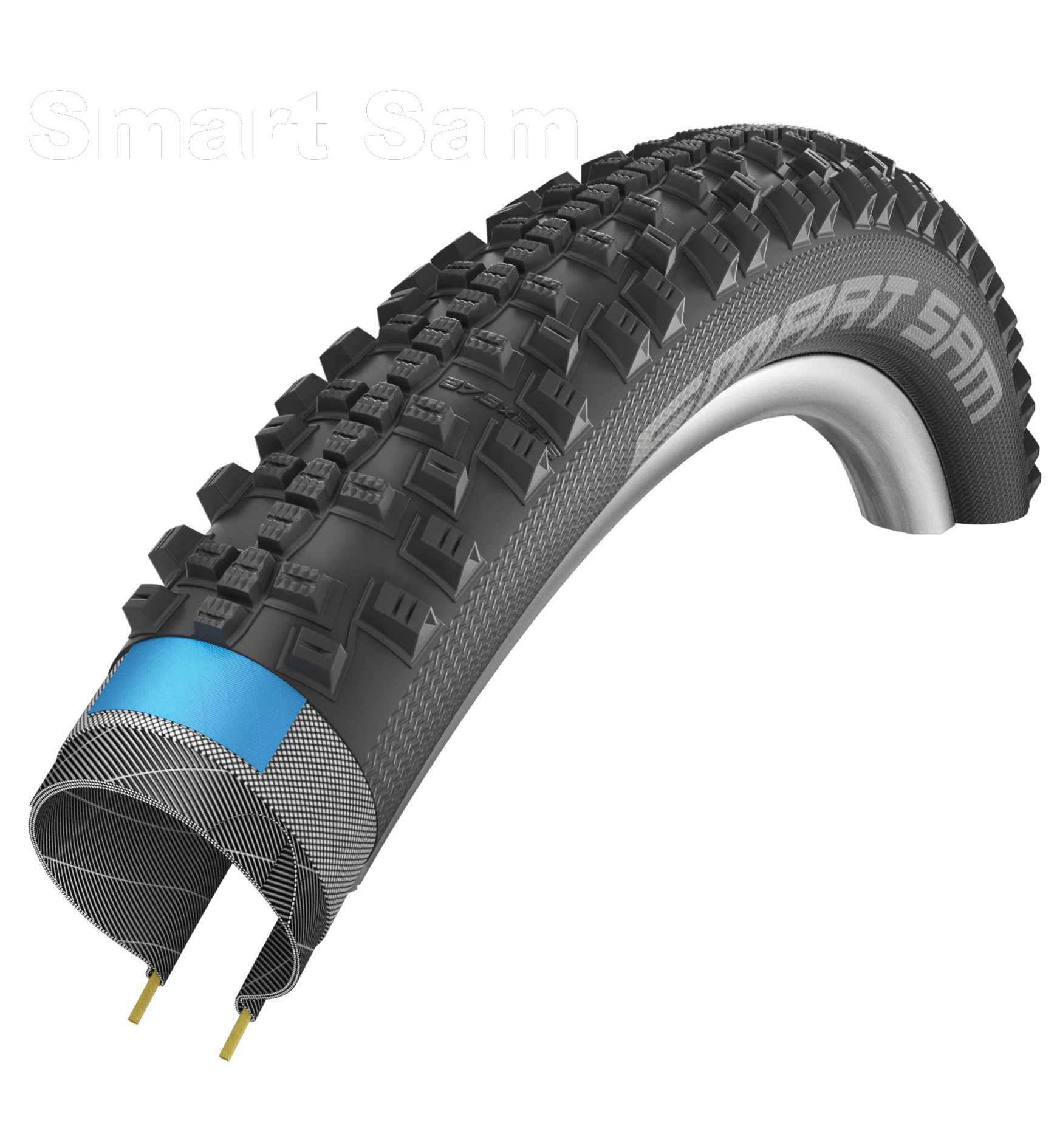 Schwalbe Reifen Smart Sam 27,5"x2,35 60-584, Draht, schwarz