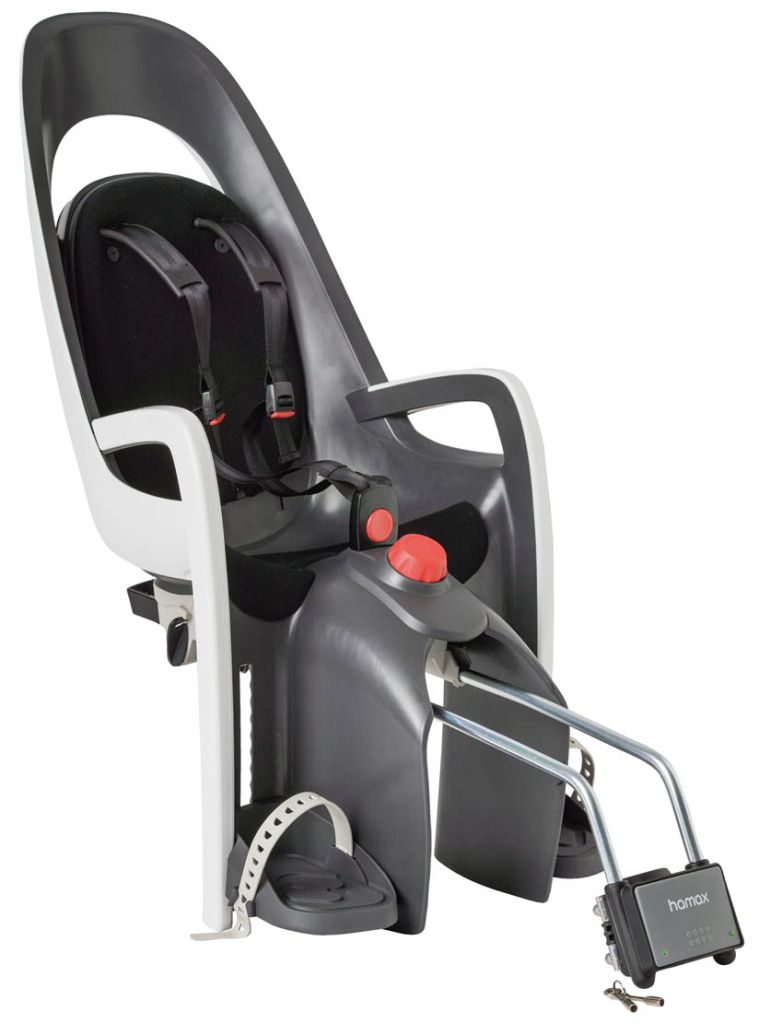 Hamax Caress Kindersitz Adapter weiss/grau  absperrbar